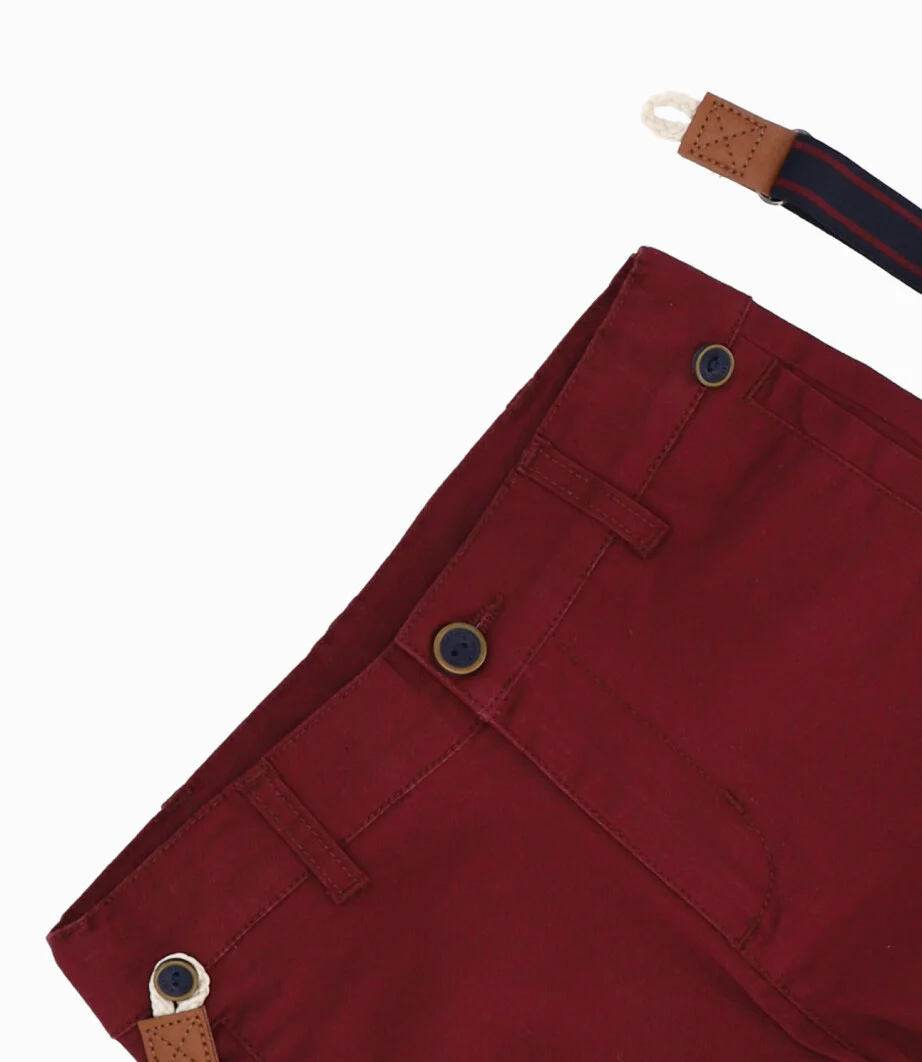 Bermuda bebé con suspensores - Image 3