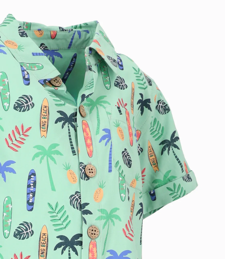 Camisa bebé niño con palmeras - Image 3