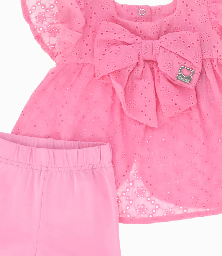 Conjunto bebé niña con lazo - Image 3