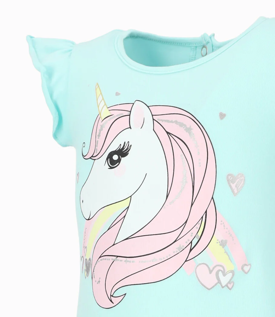 Polera bebé niña con unicornio - Image 3