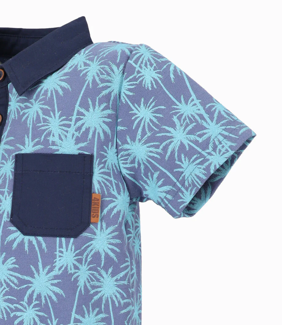 Polera bebé niño con palmeras - Image 3