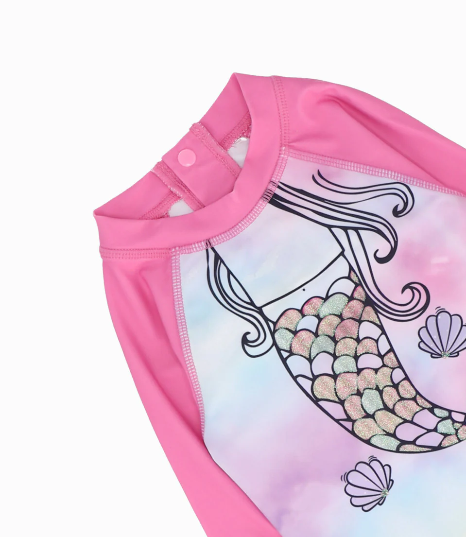 Traje de baño bebé niña sirena - Image 3