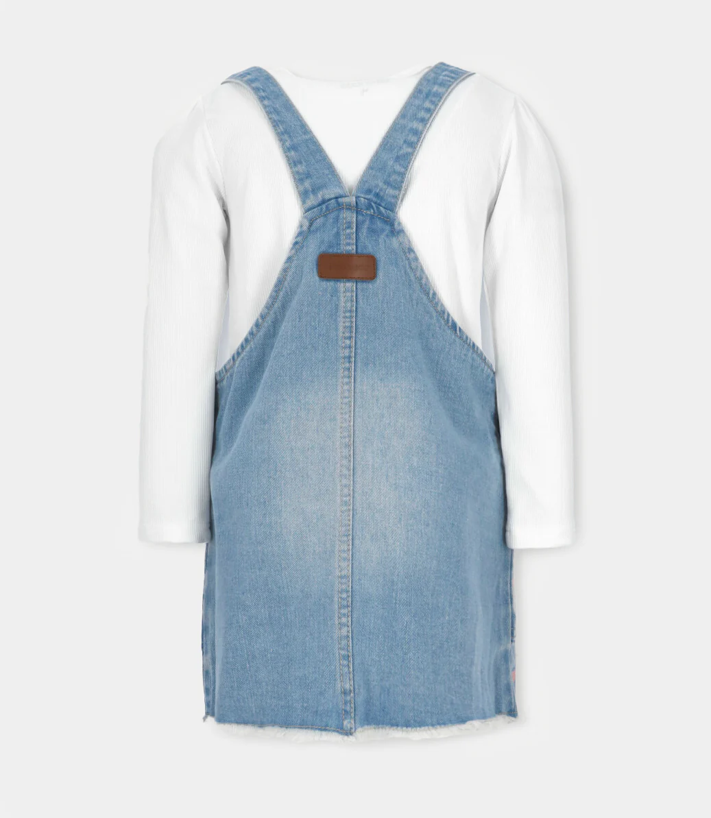 Vestido niña de denim - Image 3