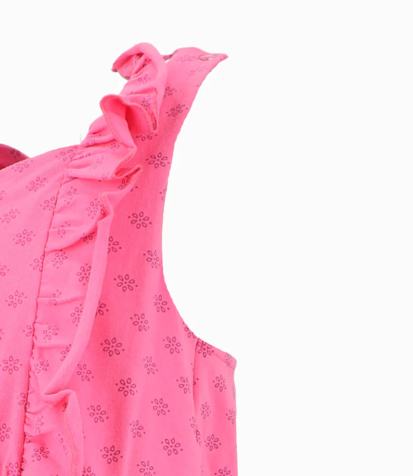 Vestido Niña Flores Bordadas - Image 4